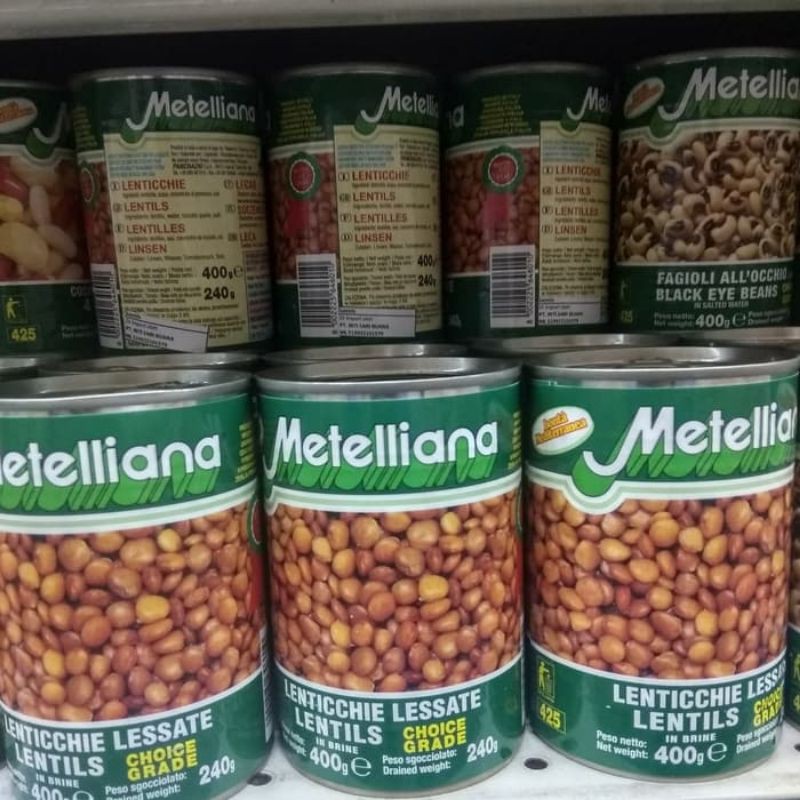 

METELLIANA LENTILS IN BRIN CAN 400GR