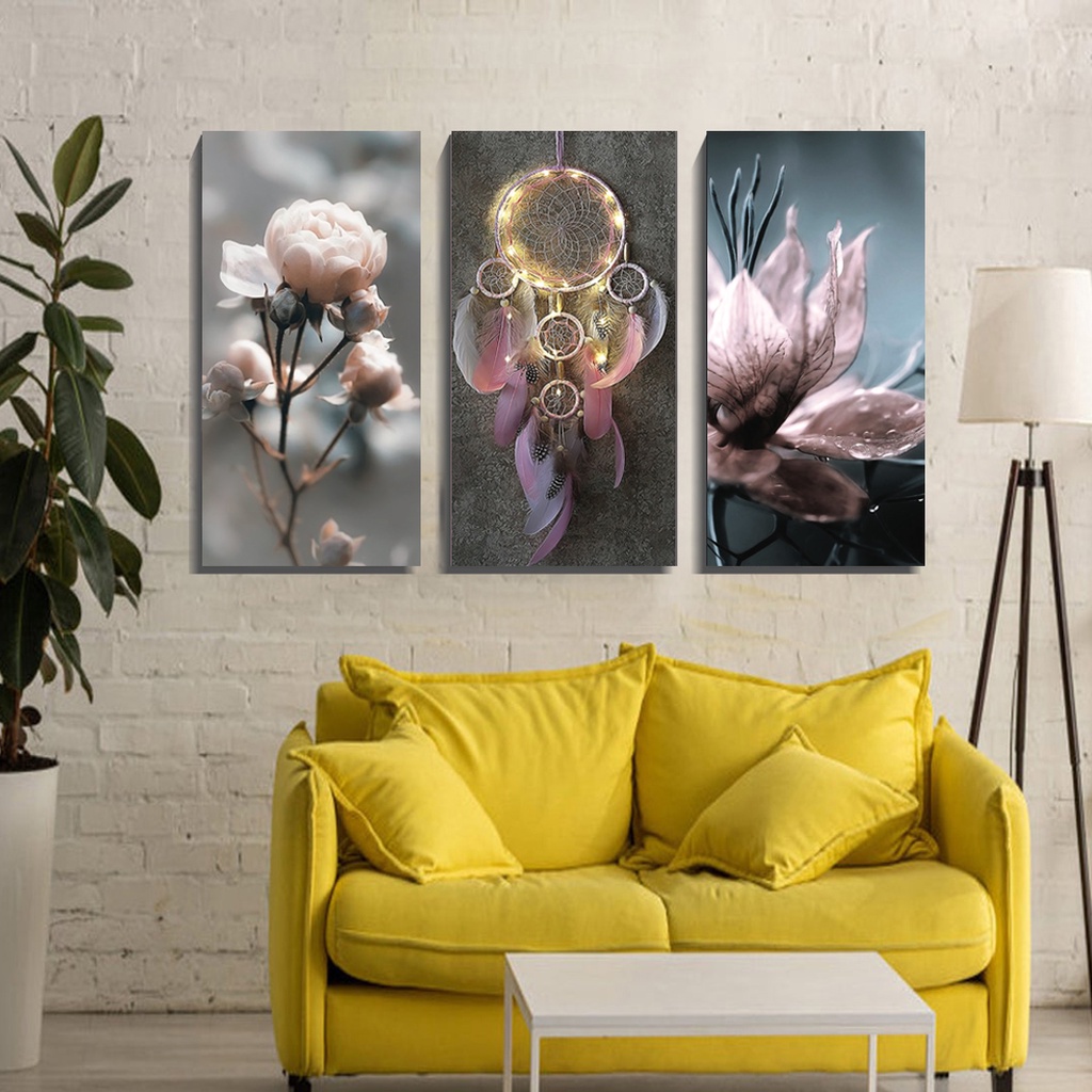 Macrame Tema Etnik Hiasan Dinding Ruang Tamu Dekorasi Kamar Tidur Pajangan Rumah Walldecor