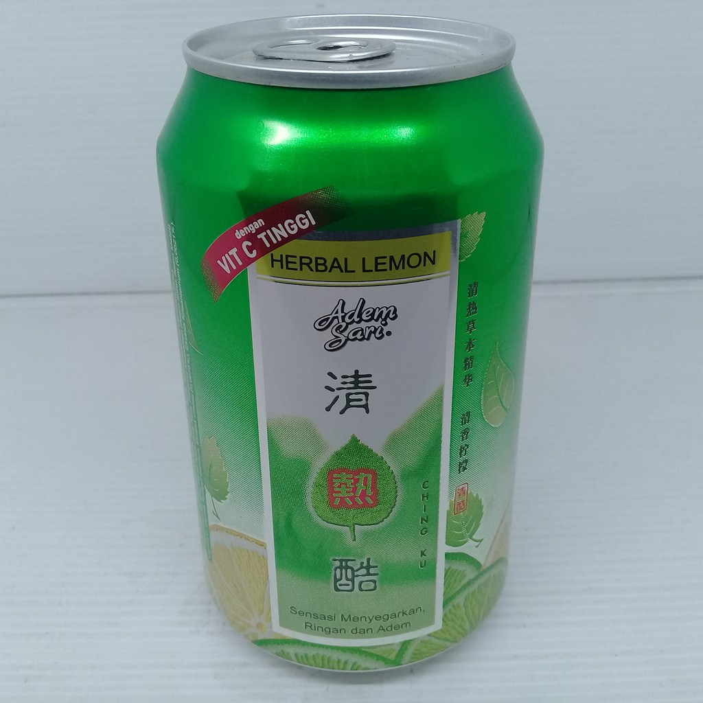 

Adem Sari Ching Ku Kaleng 320 ml Herbal Lemon Dengan Vit C Tinggi