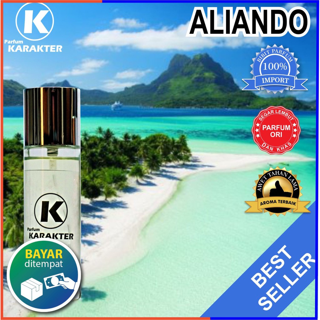 Bisa Cod | Parfum Cowok Aroma Aliando  Bibit Parfum Import Wangi &amp; Tahan Lama  Kemasan 30ml