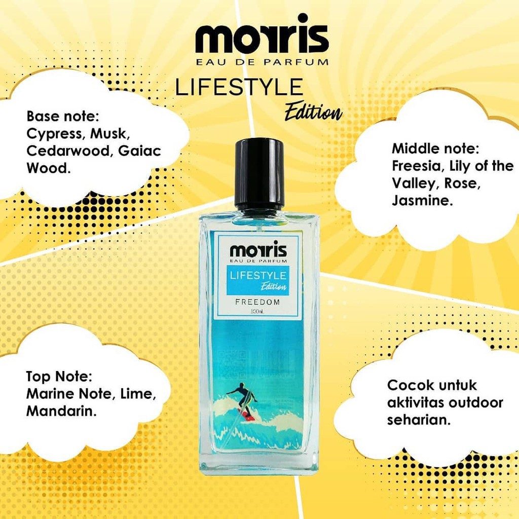 Morris Parfum Cowok Lifestyle Edition 100 ml