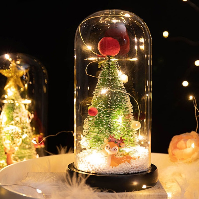 Zzz Lampu Tumblr LED Model Pohon Natal / Rusa / Santa Claus Untuk Dekorasi Pernikahan / Tahun Baru