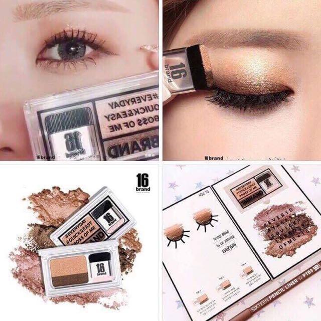 SIXTEEN EYE MAGAZINE EYESHADOW - 16BRAND KOREA EYE SHADOW 16 BRAND
