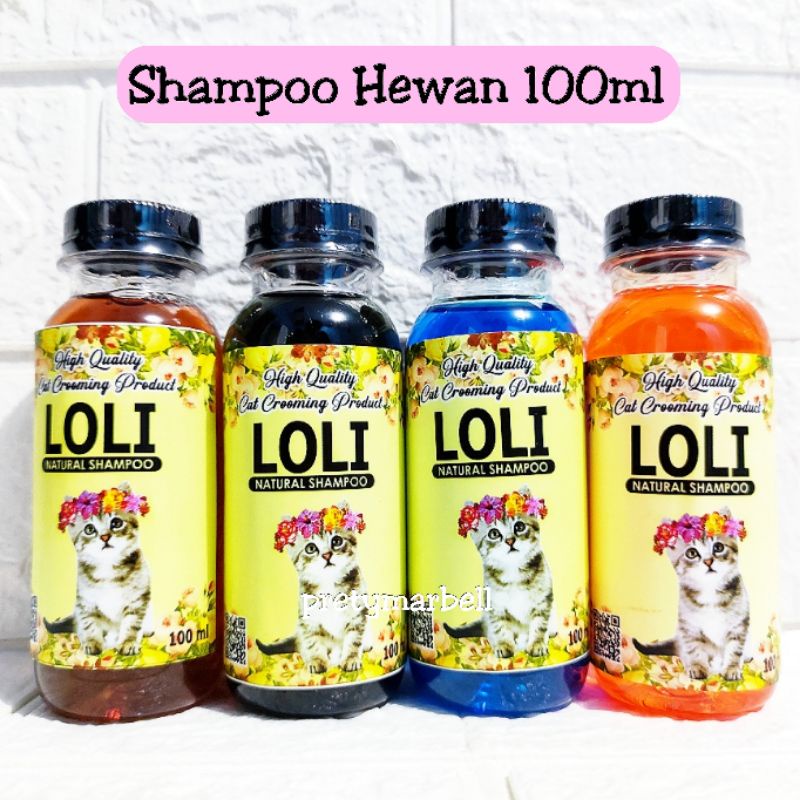 Shampoo Kucing Hewan Anti Kutu Jamur Loli 100ml Murah