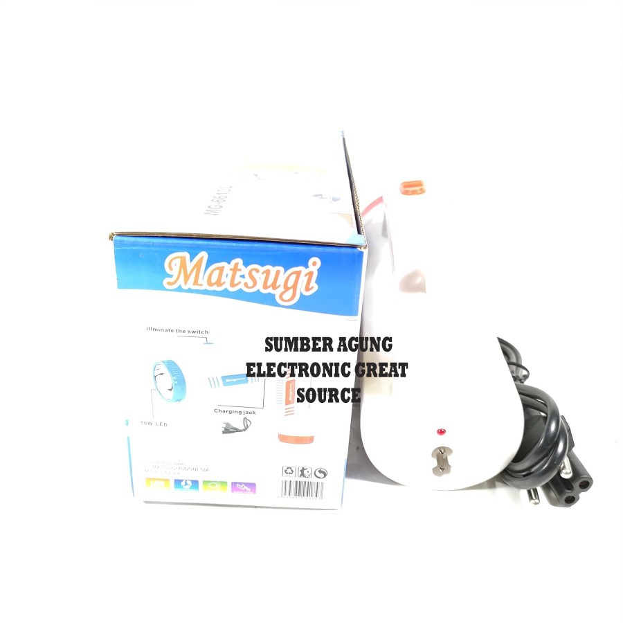 Matsugi MG6613L MG6613 6613 Senter 10W 16SMD LED Terang Emergency Meja
