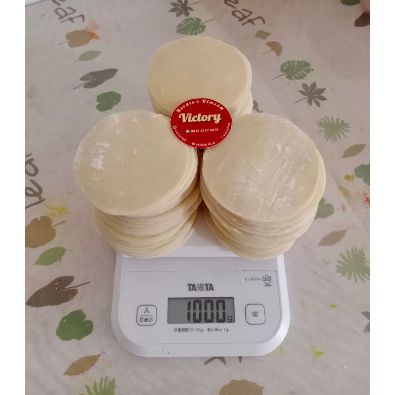 

Kulit Dimsum Diameter 7 Siomay Gyoza Dumpling Hakau Tipis Pangsit Bulat