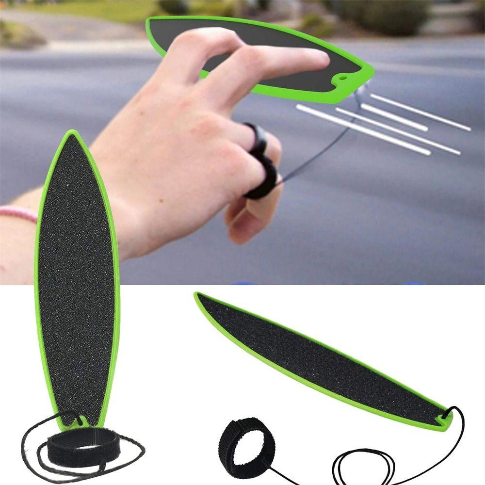 [Elegan] Papan Surfing Ujung Jari Hiburan Portabel Untuk Anak-Anak Kreatif Surfing Mainan Shred Deck Finger Skateboard