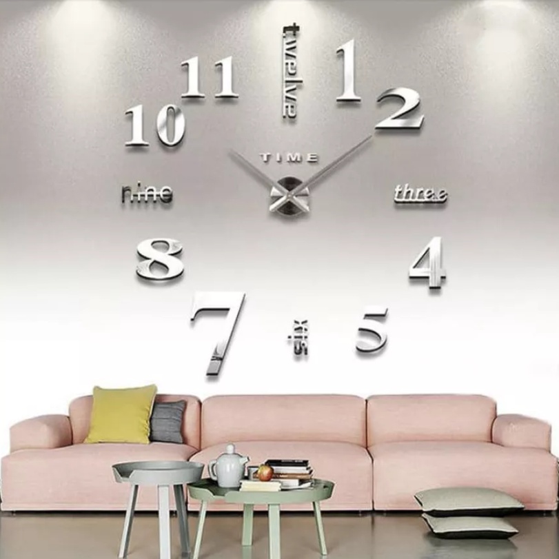 Jam Dinding Estetik Jumbo DIY - Jam Dinding Jumbo DIY