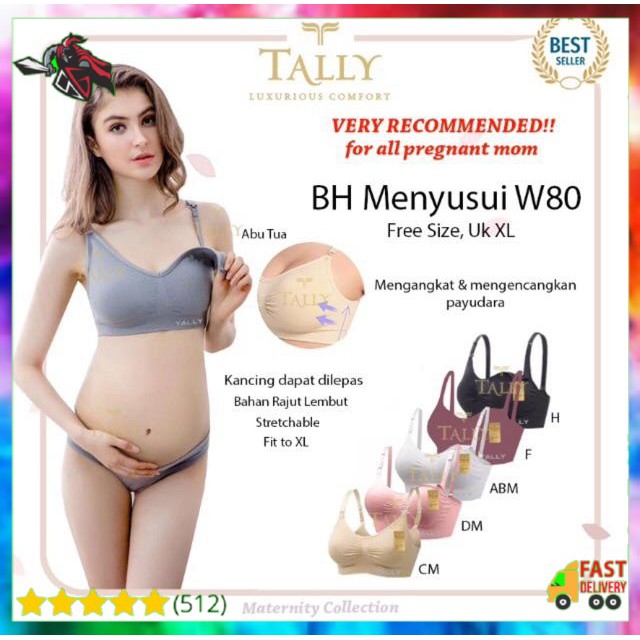 Tally Bra Menyusui Sport -Tali BH Menyusui W-80 - Maternity Bra Sport