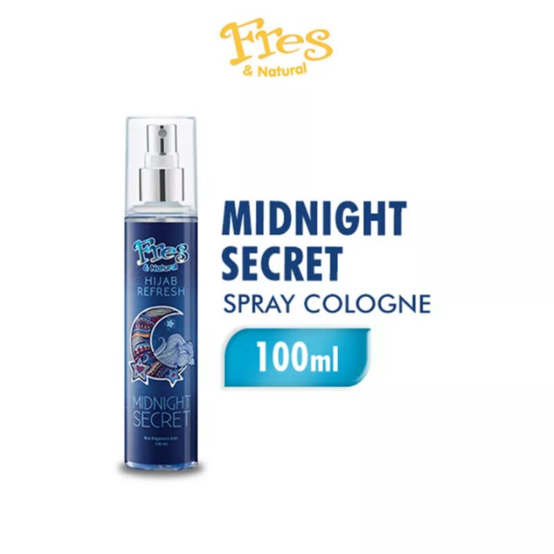 FRES&amp;NATURAL Spray Cologne Hijab Refresh Midnight Secret 100ml