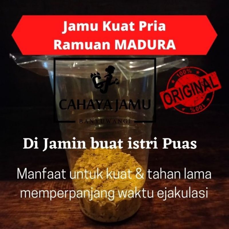 Jamu Kuat Tempur Tahan Lama HERBAL ALAMI RAMUAN MADURA ASLI