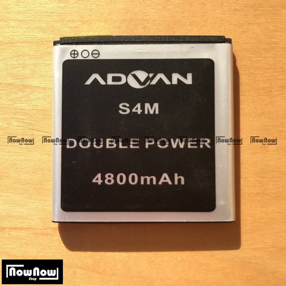 Baterai Advan S4M S4K Original Double Power Batre Batrai Battery HP