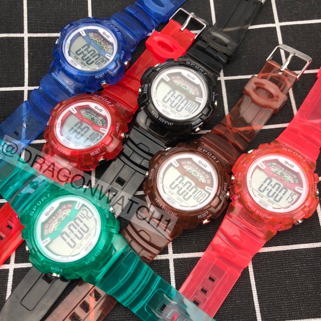 ［Ready Stock］Jam tangan digital wanita jelly cewek  S1097