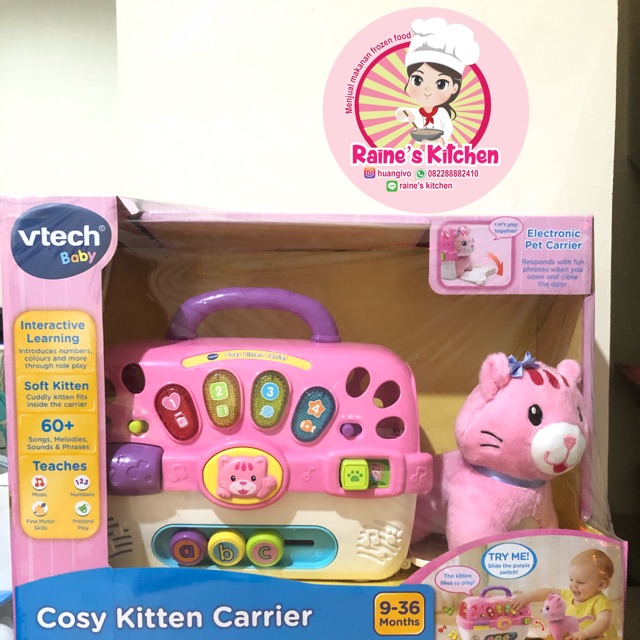 Vtech Cosy Kitten Carrier / Mainan bayi / baby toys / baby pet