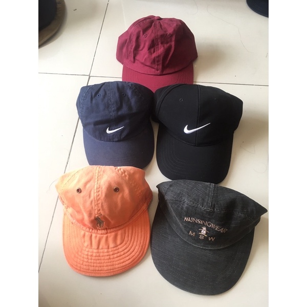 Borongan Topi Second Branded Murah