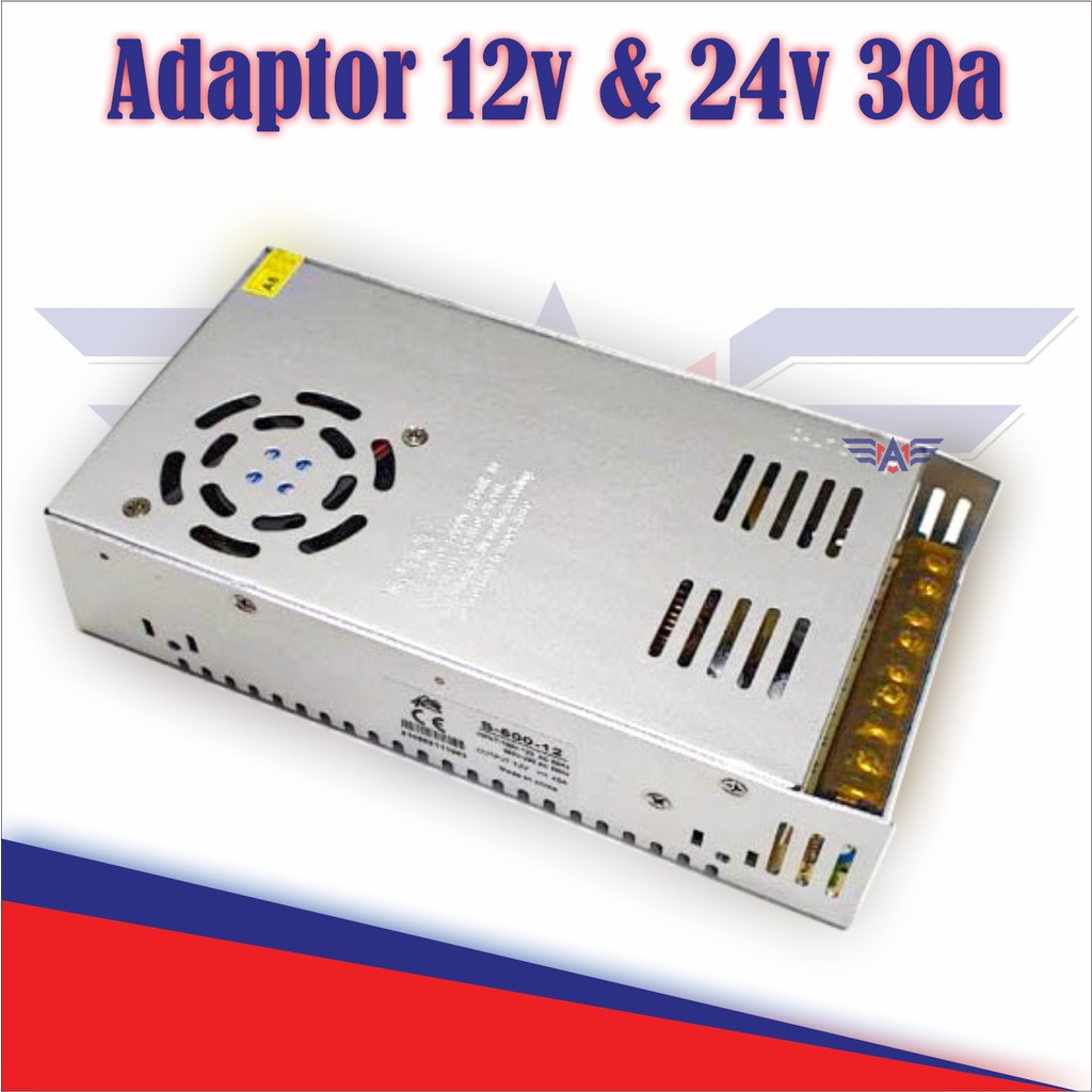 Adaptor 12v & 24v 30a