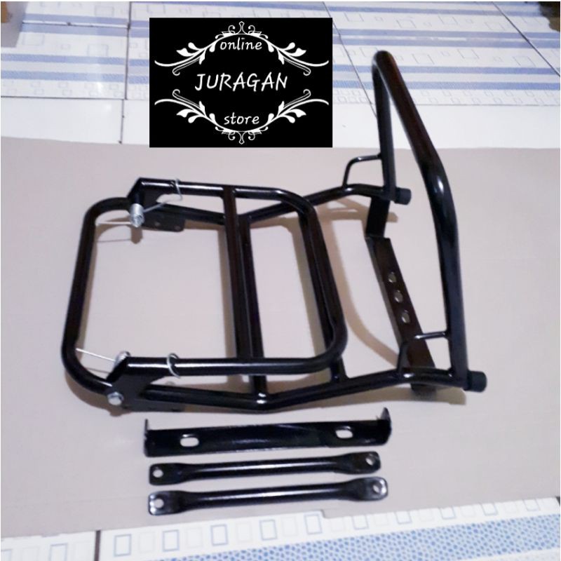 backrack madrid rak belakang vespa back rack vespa