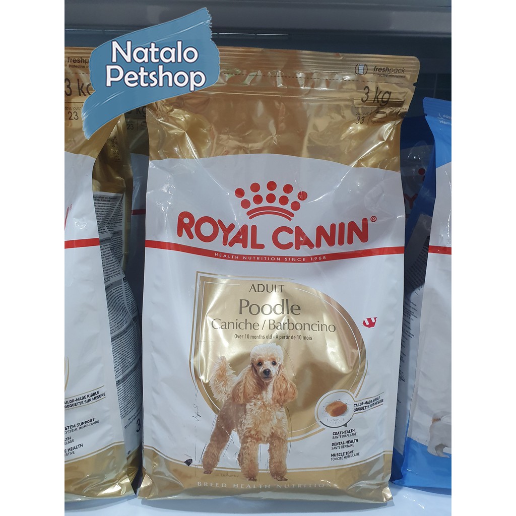 Royal Canin Poodle Adult Dog Food 3KG / Makanan Anjing / Murah