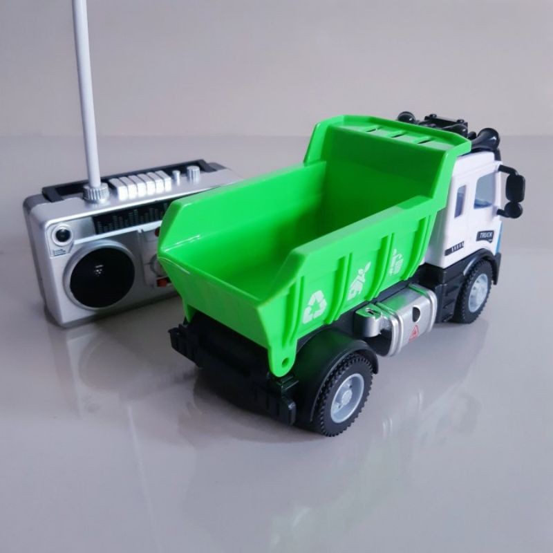 Rc Mini Car Truk Sampah - Mainan Remote Control Mobil Truck Anak