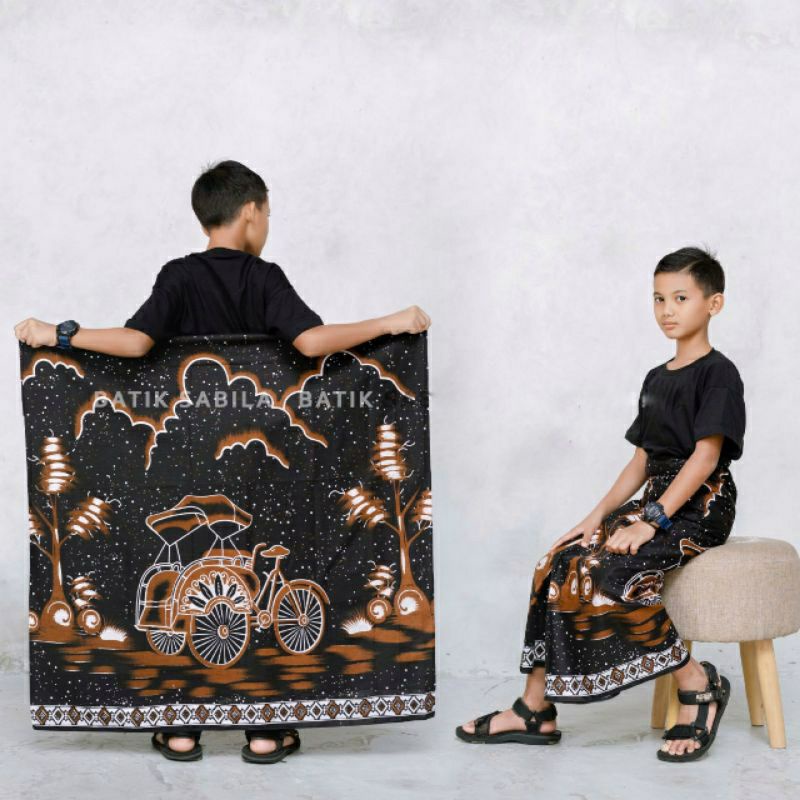 SARUNG ANAK MOTIF BECAK BISA BAYAR DITEMPAT