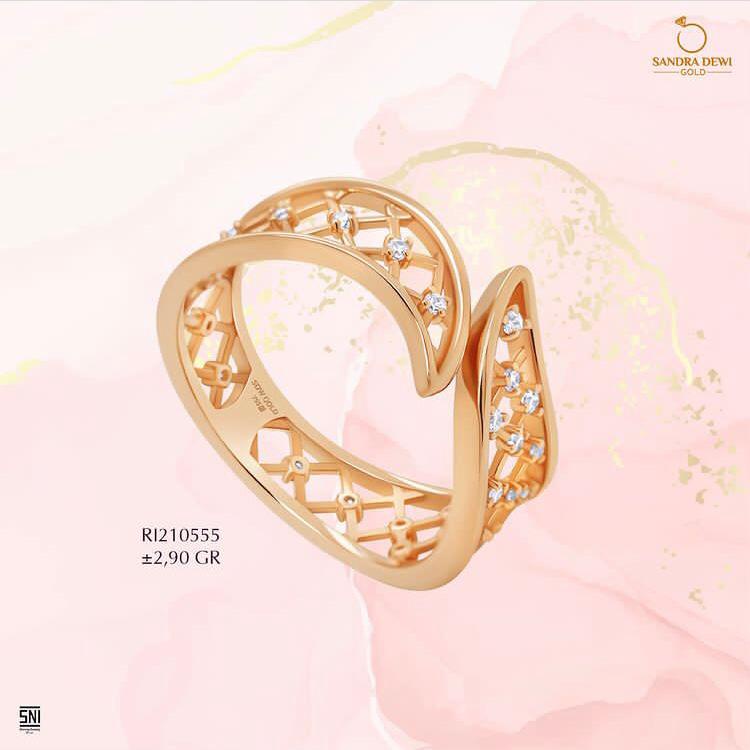 Cincin Sandra Dewi Gold Lace Vol.2 Collections RI210555