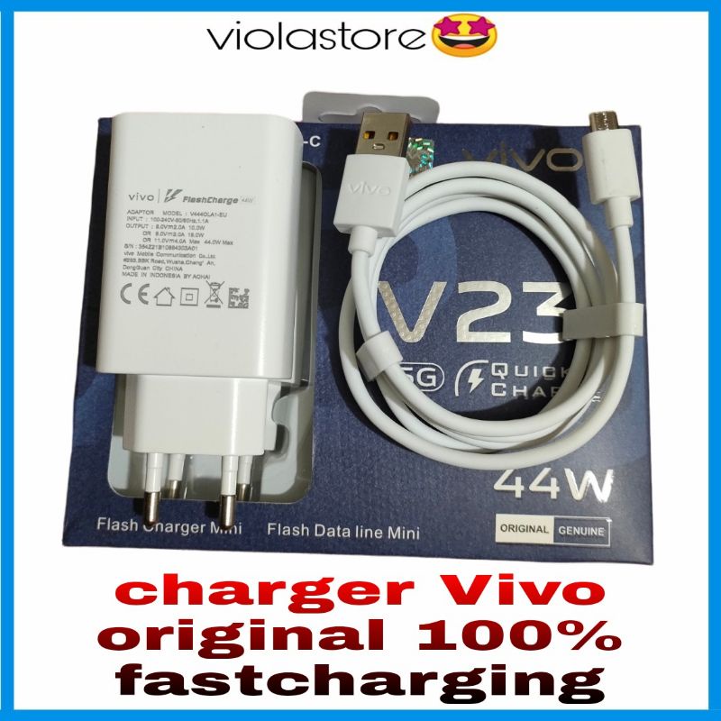 charger Vivo original 100% fastcharging micro USB