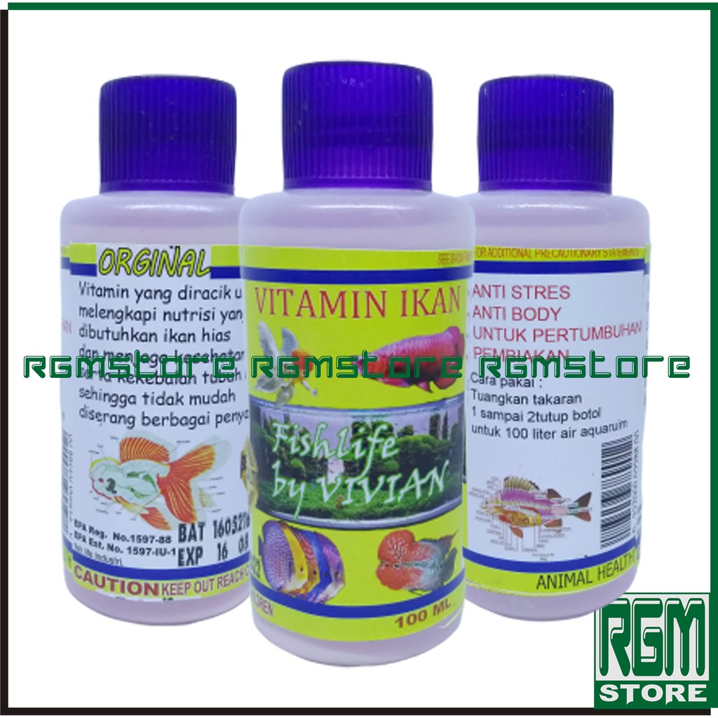 VIVIAN fishlife VITAMIN IKAN Aquarium Aquascape murah