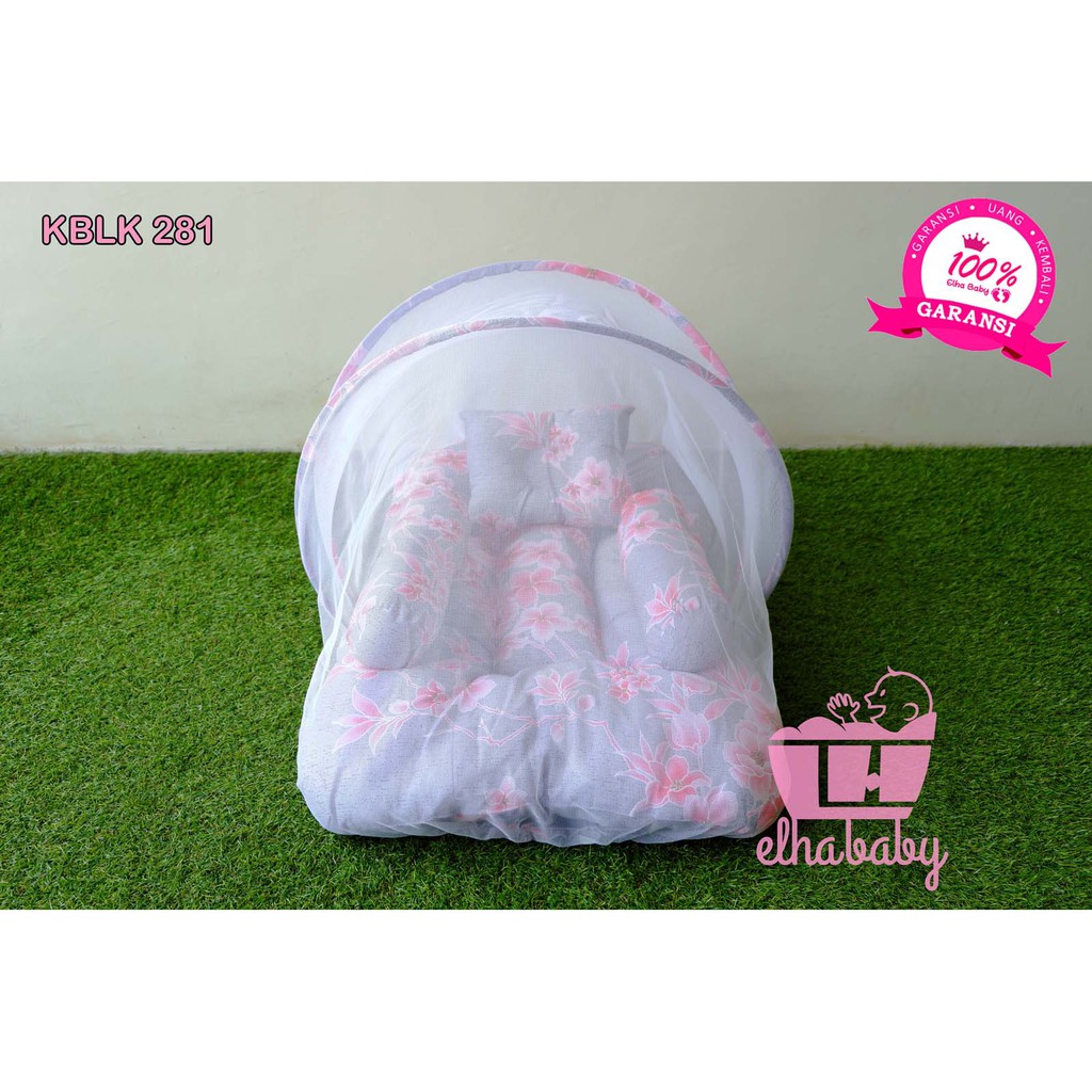 Kasur Bayi lipat berkelambu/Tempat tidur bayi babybess / KASUR/ babybess / KASUR LIPAT /kelambu 281