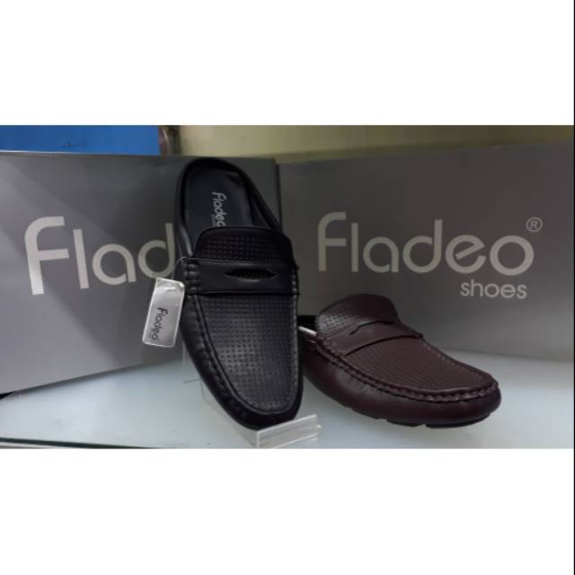 Sepatu slop laki laki fladeo original