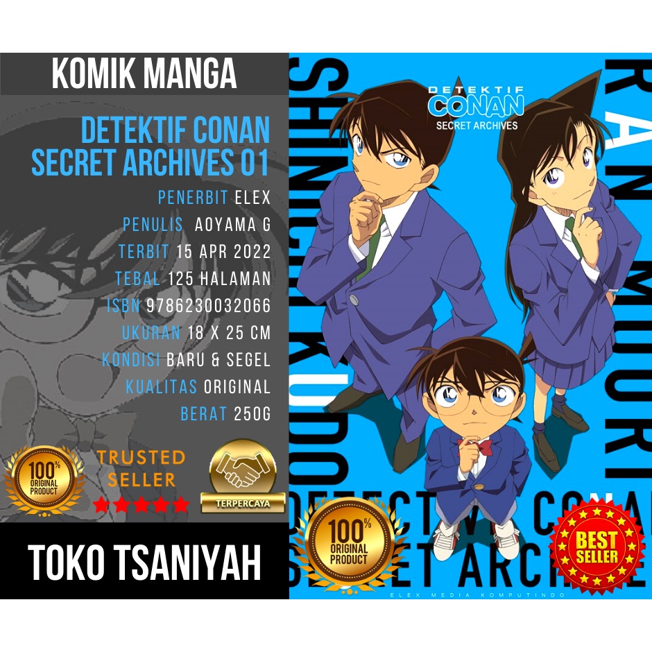 Jual Buku Komik Detective Conan Detektif Conan Secret Archives 01 ...