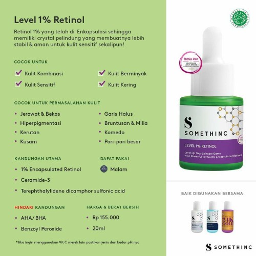 Somethinc Level 1% Retinol Serum 20ml