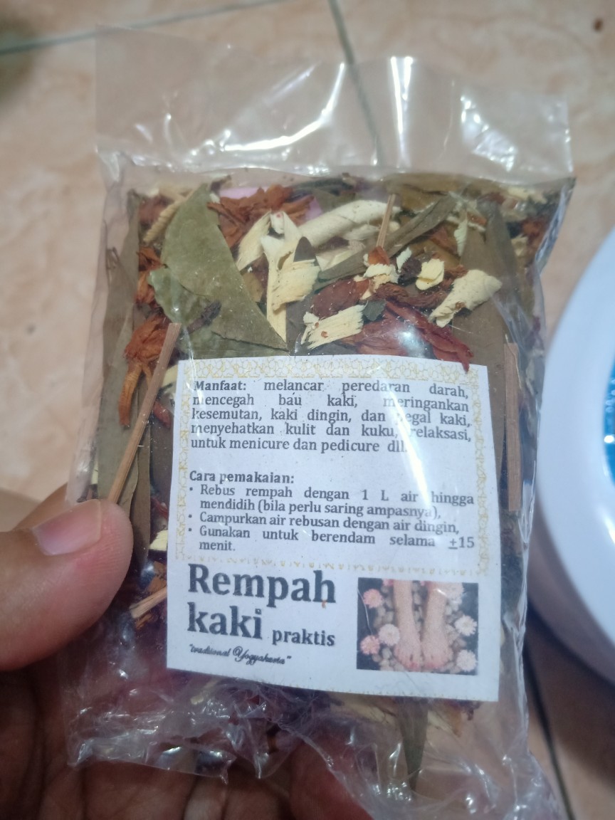 Rempah Rendam Kaki Rempah Spa Kaki Dengan Garam Aromaterapi Praktis Tradisional Herbal Bau Kaki