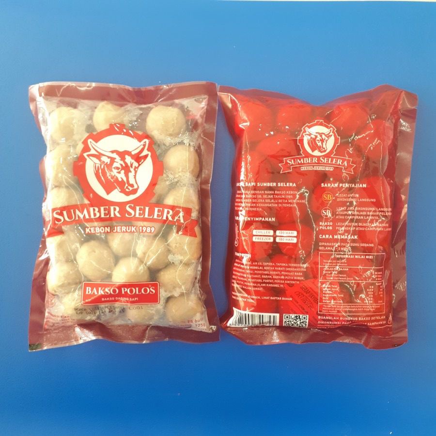 

Bakso Sapi / Bakso Polos Sumber Selera isi 25pcs