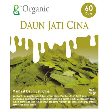 

Daum JATI CINA Kering Herbal - G Organic - 50 Gram