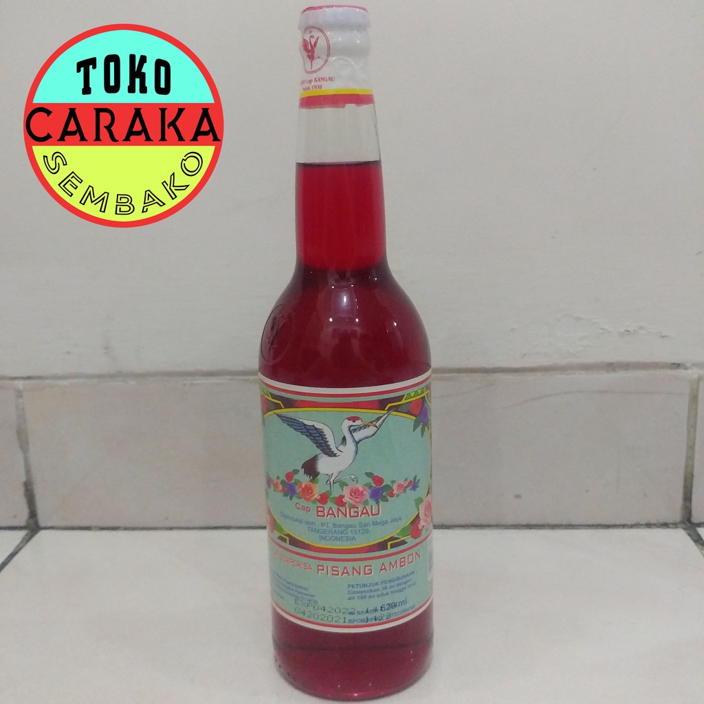 

Sirup Bangau Rasa Pisang Ambon - Syrup Bango - 620ml