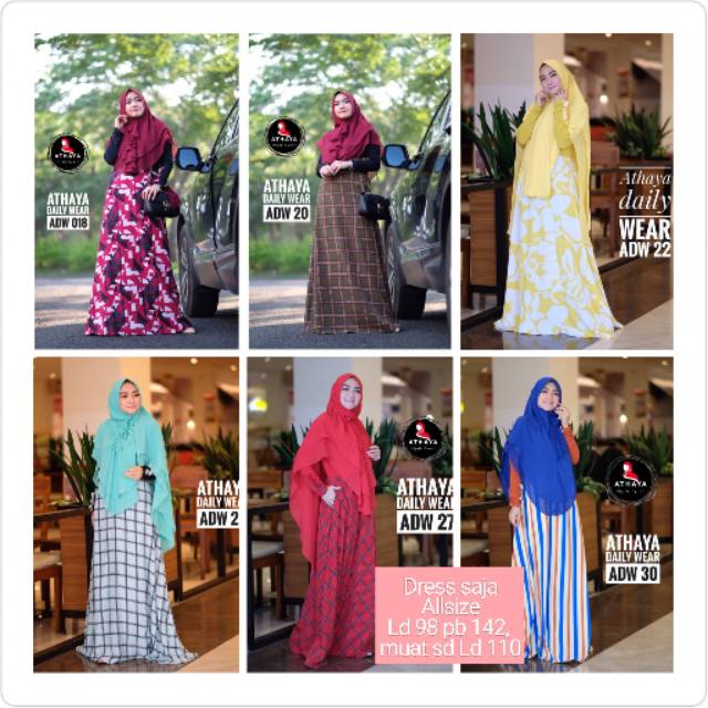 Athaya Daily/ Gamis Syari / Dress Sarii