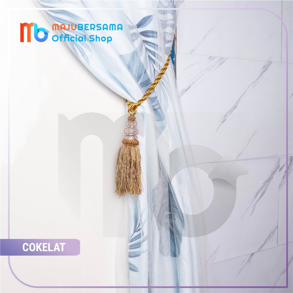 TESEL KRISTAL/tali gorden/tali gorden murah/ikat gorden/TASSEL TALI IKATAN GORDEN HORDENG GORDEN/HARGA SATUAN