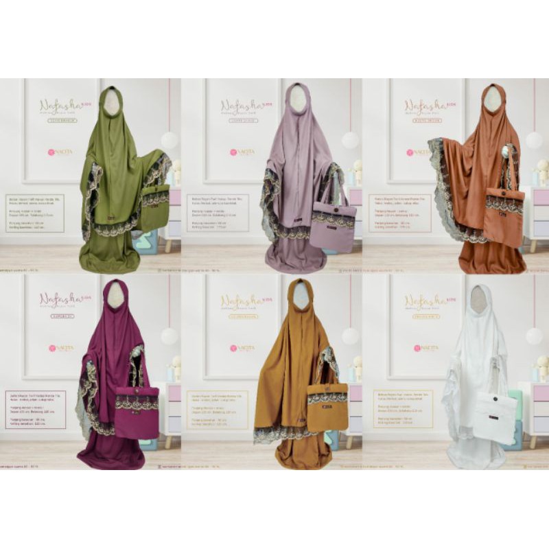 MUKENA NAFASHA KIDS BY NACITA INDONESIA