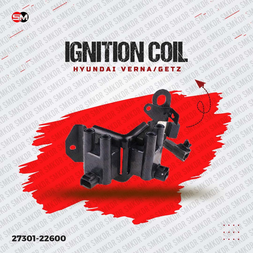 IGNITION COIL/KOIL PEMBAKARAN "HYUNDAI VERNA/AVEGA/GETZ"