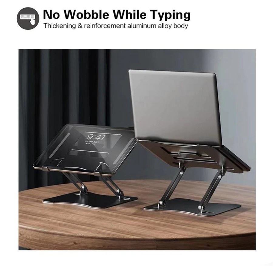 SUPERMALL Laptop Stand Aluminium - Stand Holder Laptop