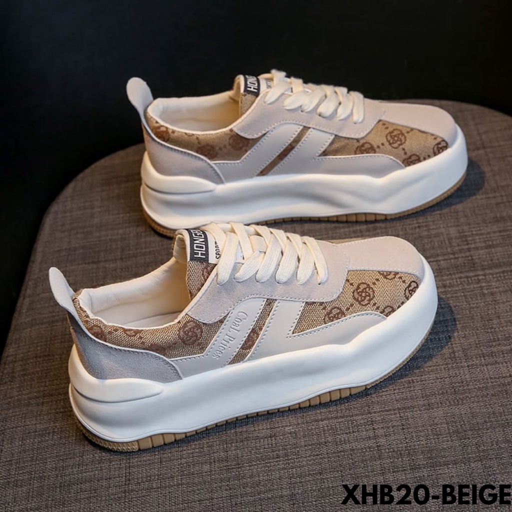 SEPATU SNEAKERS WANITA MOTIF BRANDED POPULER TERLARIS SE ERA GLOBAL BAHAN CANVAS IMPORT HB20