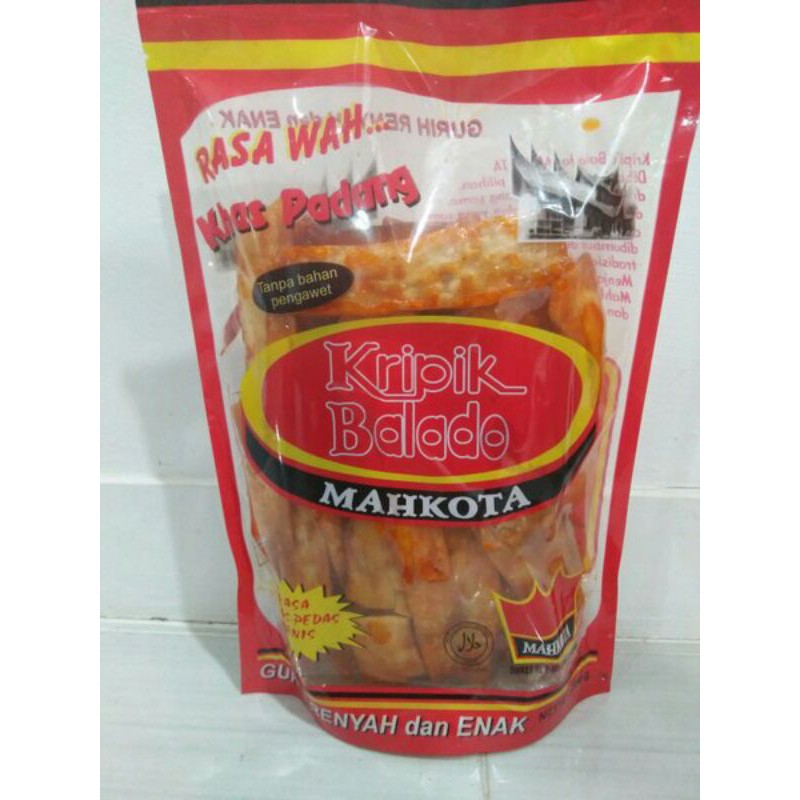 

KRIPIK BALADO MAHKOTA 500g