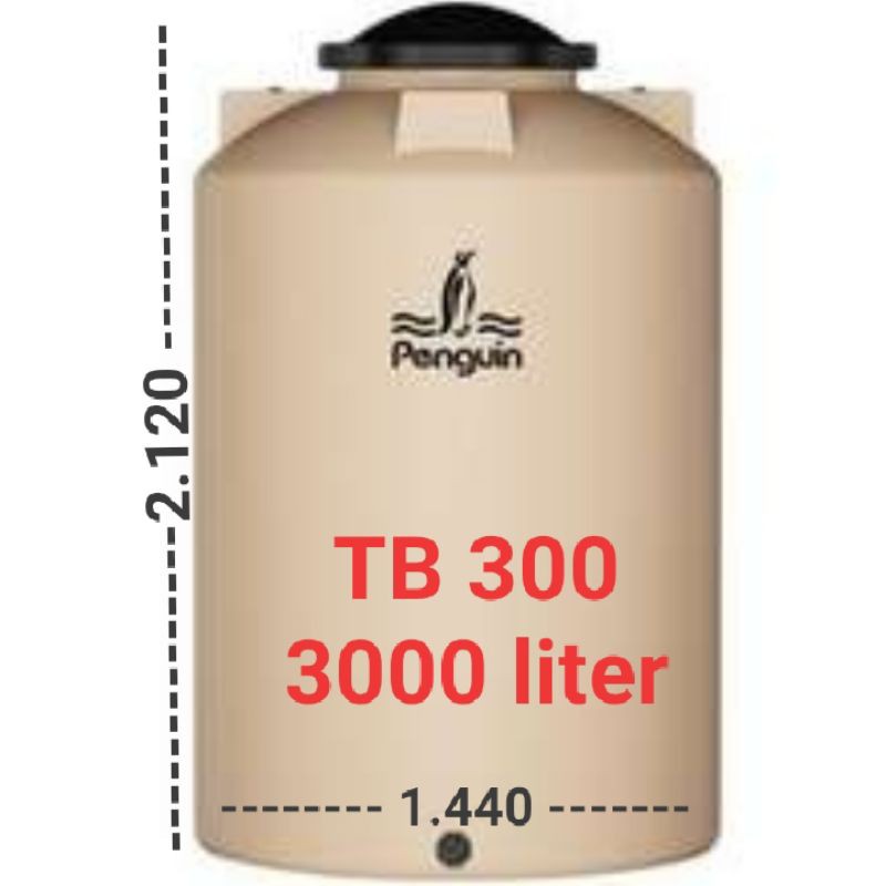 Jual Harga Tangki Air Tandon Air Toren Air Penguin Tb 300 Indonesiashopee Indonesia 0745