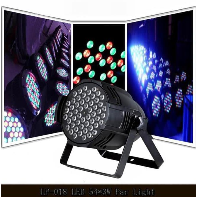 LAMPU PAR PANGGUNG LED 54x3W RGBW LP018