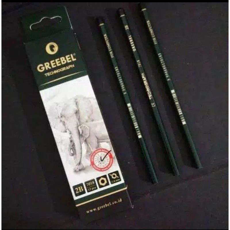 

pensil 2B greebel / satuan