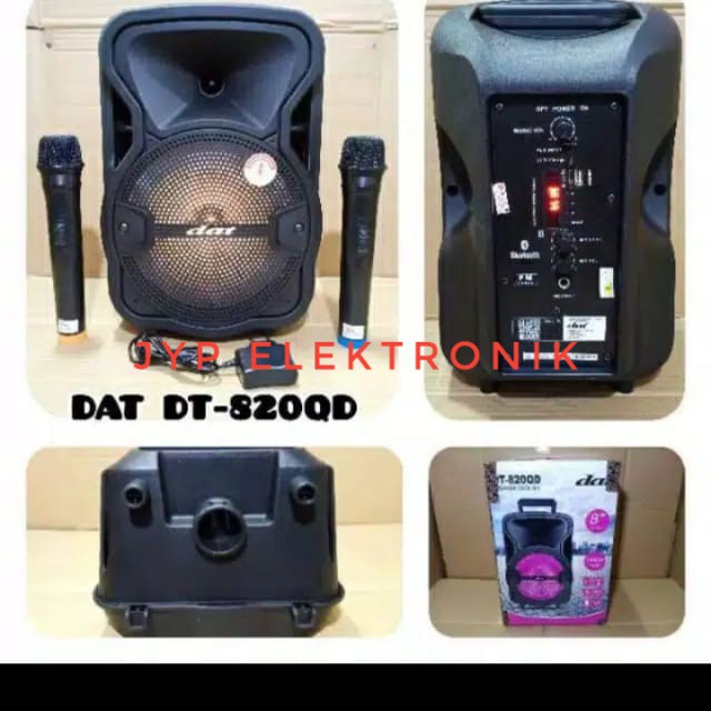 Speaker Portable Wireless Dat DT 820 QD / DT820QD / DT-820QD Bluetooth