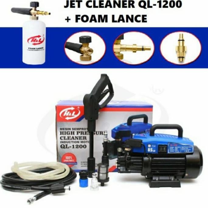 Paket Jet Cleaner Hl H&L Ql-1200 + Foam Lance Hnl Uvonix
