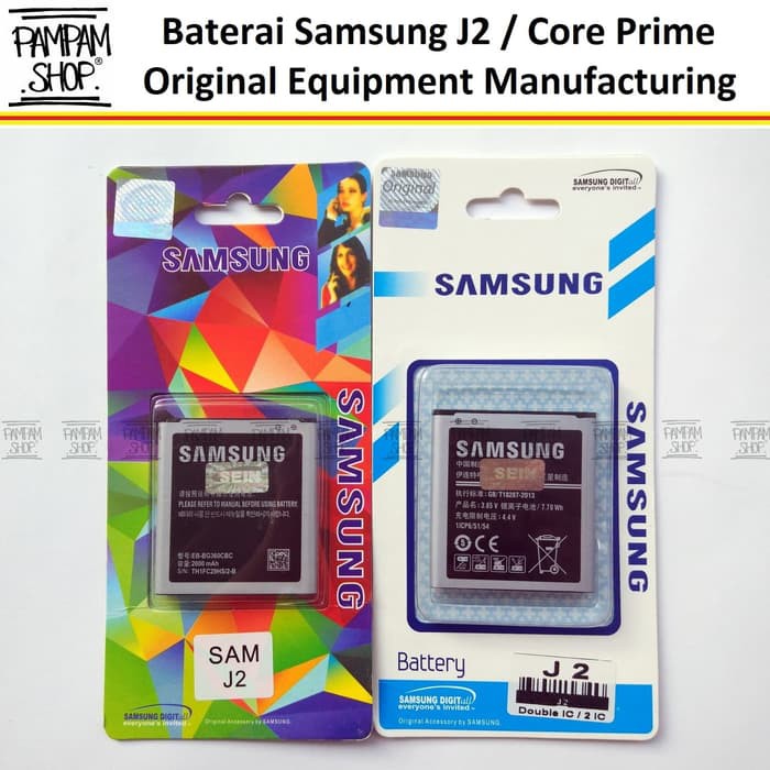 BARU  Baterai Samsung Galaxy J2 J200 Core Prime G360 Original OEM Batre Ori
