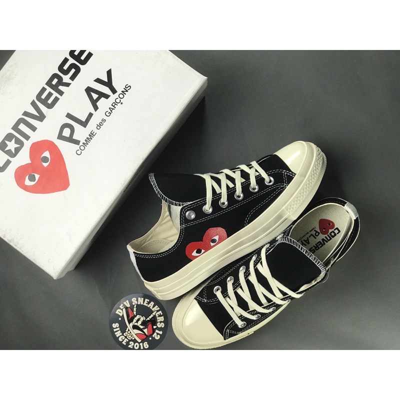 Sepatu Converse All Star 70s CDG Low Black White - Original PREMIUM BNIB Made in Vietnam