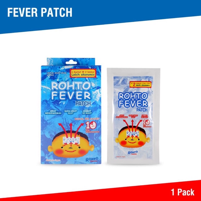READYY  ROHTO FEVER PATCH | | Plester Kompres Byebye Demam